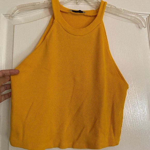 mustard yellow tank